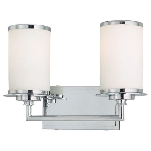 Minka Lavery - Glass Note - 2 Light Contemporary Bath Vanity in Contemporary