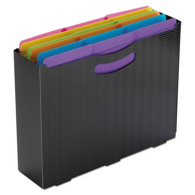 SuperTab Top Tab File Folders, 1/3-Cut Tabs: Assorted, Letter Size, 0.75