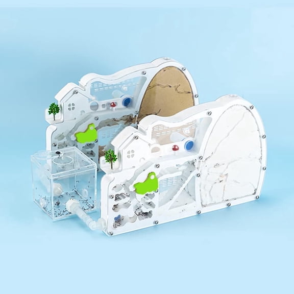 Kahopy 2PCS Ant Farms Sand Farm with Connecting Tubes and Box, Educational Habitat STEM Toy for  Boys Girls Ages 8 