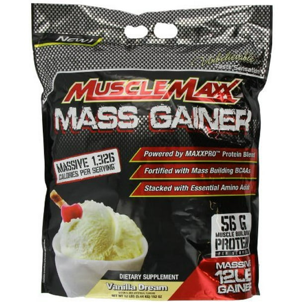 MUSCLEMAXX MASS GAINER, 56g Muscle Building Protein per Serving