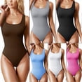 thumbnail image 3 of U-Neck Slim Vest Jumpsuit for Women Leisure Comfortable Clothing for Shopping Dating, 3 of 5