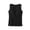 Black, variant on Women's Padded Tank Top Wide Strap Built-in Bra, Slim Fit Sleeveless Summer Vest, Solid Color Base Layer, Shoulder Shaping Ribbed Shirt, Breathable Camisole