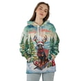 thumbnail image 4 of Merry Christmas Santa Reindeer Antlers Doberman Pinscher Sleigh Xmas Winter Holiday All Over Print 3D Hoodie Unisex Merch Hoodies Doberman Dog Lover Gifts - 00023, 4 of 6