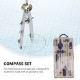 thumbnail image 4 of Professional Compass Set Precision Drafting Drawing Compass for Students Office Worker, 4 of 5
