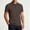 #Coffee, variant on Men's Solid Color Short Sleeve Slim Fit Business Casual Polo Shirt,Pink,Big Men's,Tall Men's L,Young Men's T-shirt