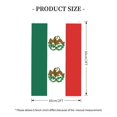 thumbnail image 3 of Double Sided House Flag Mexican Flag Garden Flag For Outside Room House Yard Indoor (2x3ft), 3 of 7