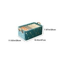 thumbnail image 2 of Hiroekza Storage Box Storage Bin with Handle Large Capacity Washable Collapsible Home Clothes Underwear Organizer Basket 18.5x11x7.9in Light Blue, 2 of 6
