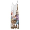 thumbnail image 4 of Easter Bunnies Rabbits Sleeveless Dress Women's Luxury Party Dress Birthday Dresses for Women, 4 of 7
