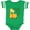 Football Green and White, variant on Inktastic My Great Grandma Loves Me Boys or Girls Baby Bodysuit