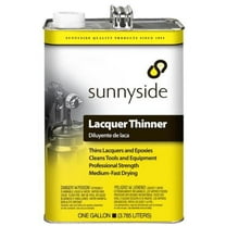 Sunnyside Lacquer Thinner, Solvent, VOC Content 583 g/L, Clear, 1 gal, Can 457G1