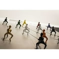 thumbnail image 3 of Contemporary Decorative Resin Climbing Man Wall Sculpture -  6" x 3" x 3", 9 Pack, Multicolor, 3 of 4