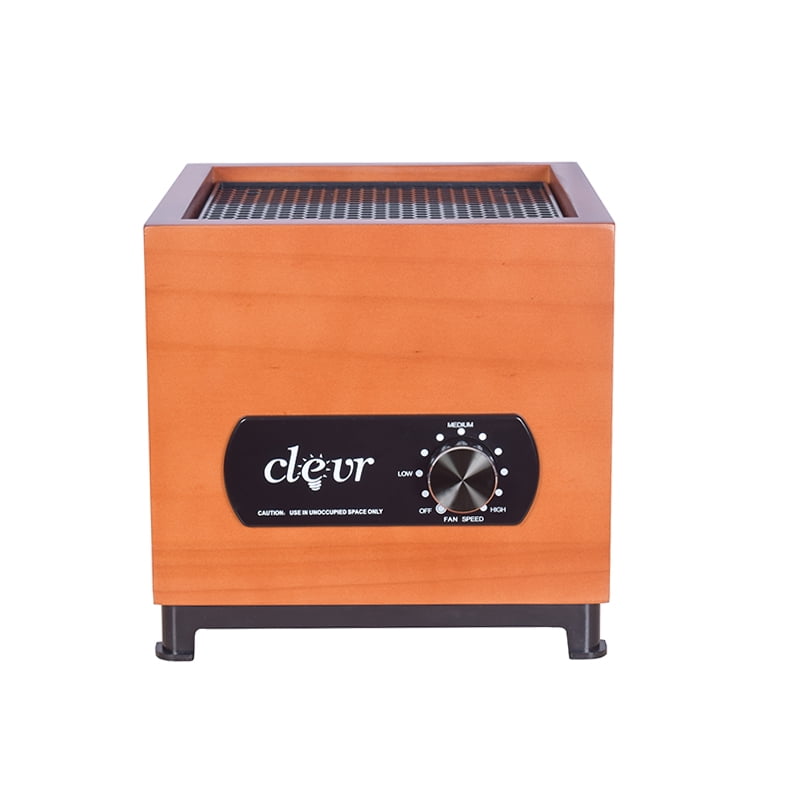 Clevr 8 Stage Wood Housing Generator Air Purifier, Filter, Ozone, Ionic, UV, Plasma, 1000 Sq ft Coverage - Walmart.com