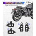 thumbnail image 5 of Motorcycle License Plate Bracket,Car Accessories Motorcycle License Plate Holder,Motorcycle Side Mount License Plate Bracket,Horizontal Vertical License Plate Mount,Fits Most Motorcycle Bikes, 5 of 5