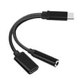 thumbnail image 2 of Kiplyki 2-in-1 Adapter,Type-C To Type-C + 3.5mm Charging Audio Adapter, 2-in-1 Adapter, 2 of 2