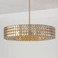 thumbnail image 4 of Capital Lighting 454141DR Eliana 4 Light 31" Wide Drum Chandelier - Dark Brass, 4 of 7