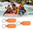 thumbnail image 1 of Llavero Flotante, Llavero De Navegación De Gran Flotabilidad ABS Y Acero Inoxidable Naranja Brillante 3 Piezas Para Navegar, 1 of 7