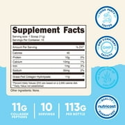 Nutricost Grass-Fed Collagen Powder 4 oz (Unflavored) - Grass Fed and Non-GMO Supplement
