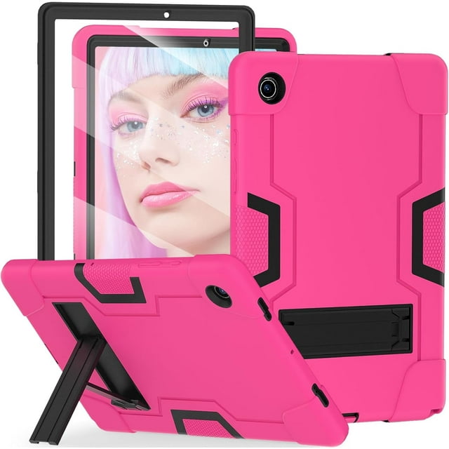 KOMI Galaxy Tab A8 Case,for Samsung A8 10.5 Tablet Case with Screen Protector/Kickstand,Heavy Duty Shockproof Rugged Protection Cover for 10.5 Inch Samsung Galaxy Tab A8 Case (SM-X200/X205/X207)