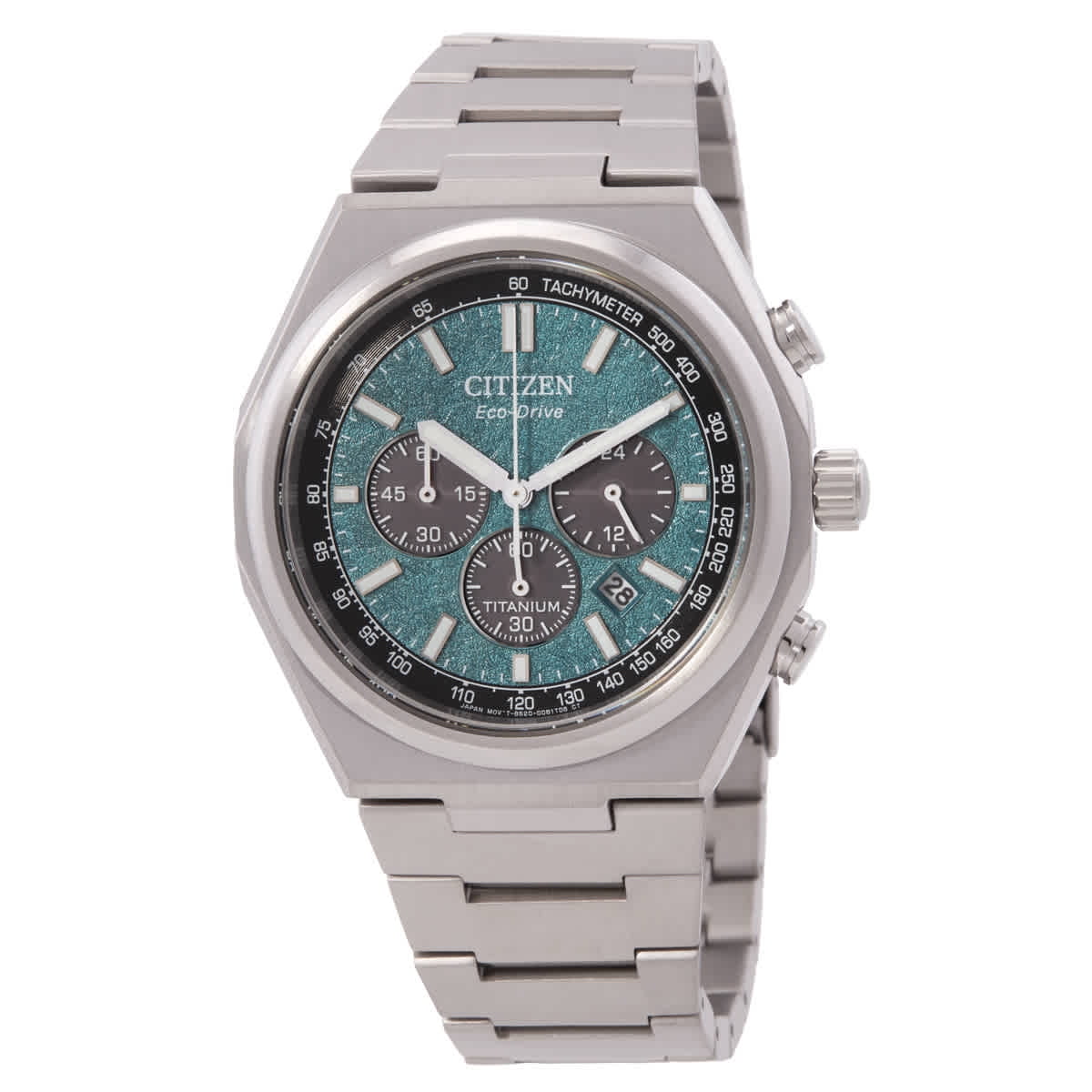 Citizen Zenshin Senkei Chronograph Green Dial Men's Watch CA4691
