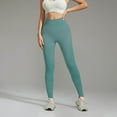 thumbnail image 4 of Riforla Womens Leggings High Waist Seamless Lifting Yoga Pants with Squat Proof Fabric Women Tights Green M, 4 of 5