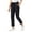 Black Leopard, variant on FUNING Women's Pants with Deep Pockets 7/8 Stretch Ankle Sweatpants for Golf, Athletic, Lounge, Travel, Work