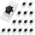 thumbnail image 1 of 24 Pieces Self Adhesive Wheels Caster Carton Wheels Boxes Caster Plastic Wheel Sticky Caster for DIY Toy Car Bin Storage Container Trash Can Non Swivel, 1 of 6