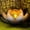 Orange, variant on Waitmin LED Solar Lights, Crackle Glass Lotus Decoration, Waterproof Metal Flower for Patio, Lawn, Pathway