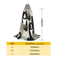 thumbnail image 2 of Honeii Colors Cats Print Poncho Cape, Cloak Coat, Snuggly Hooded Wearable Blanket, Hooded Cape For Teenagers,Halloween Costumes-Small, 2 of 7