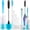 Green, variant on Bottle Brush Tube Cleaning Lab Set with Long Handle, Cup Cleaner for Washing Narrow Neck Beer Wine Decanter Pipes Lids Sinks Cap Covers,