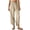 10 Light Khaki, variant on Anygrew Womens Baggy Wide Leg Pants Elastic Waisted Casual Palazzo Harem Pants Summer Beach Trousers with Pockets S-XXL