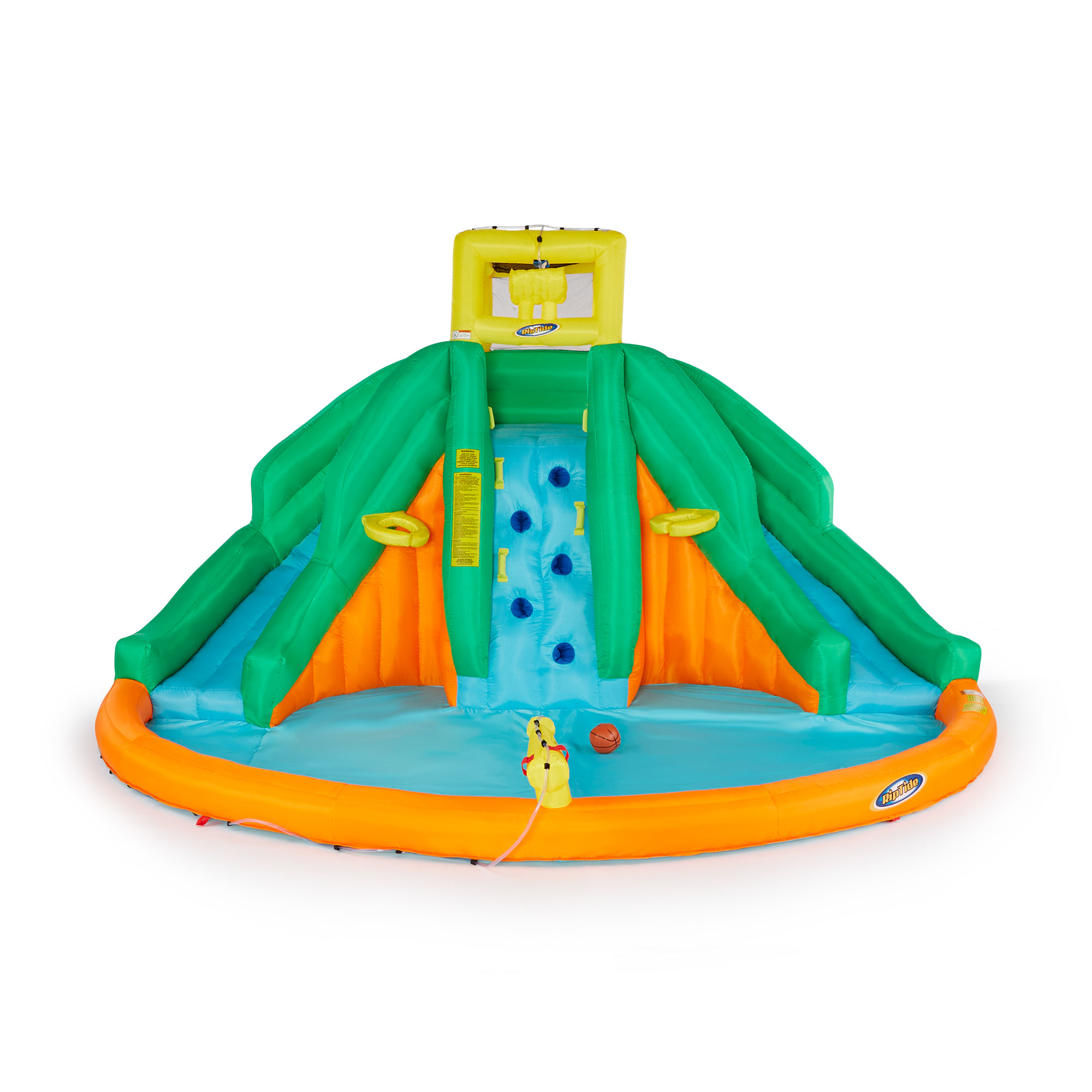 Kahuna 90475 Twin Peaks Kids Inflatable Splash Pool Backyard Water Slide Park - image 2 of 6