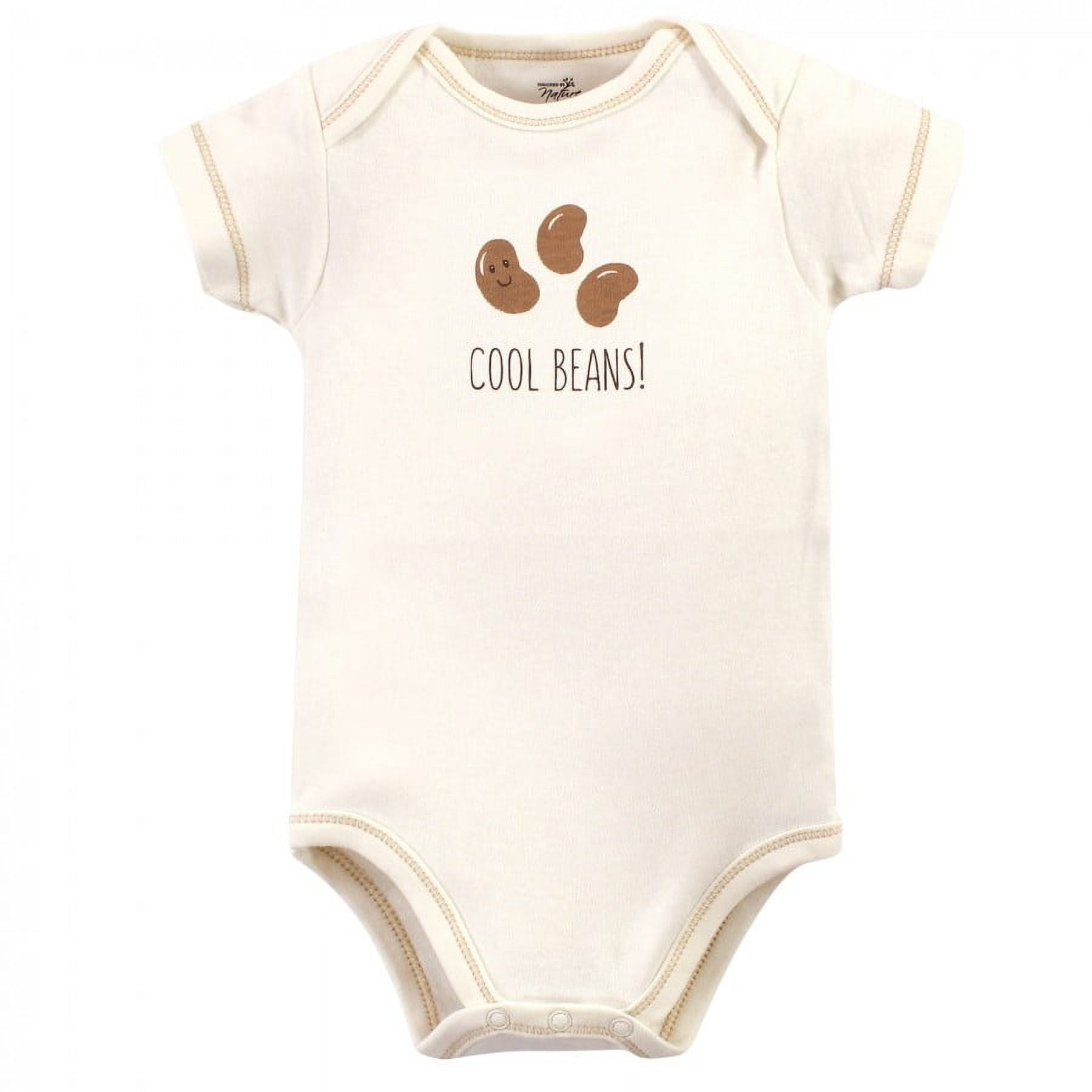 Touched by Nature Organic Cotton Bodysuits 5pk, Taco, 9-12 Months
