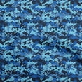 thumbnail image 1 of oneOone Cotton Jersey Blue Fabric Abstract Sewing Craft Projects Fabric Prints By Yard 58 Inch Wide, 1 of 4
