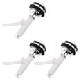 thumbnail image 4 of 3pcs Toilet Tank Single Push Button Round Toilet Water Tank Cover Push Button, 4 of 9