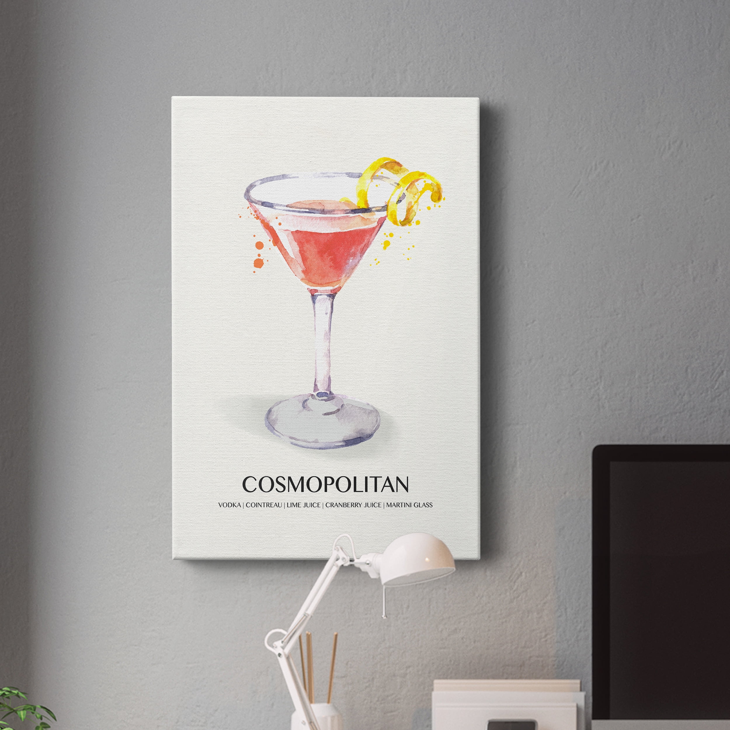 Cosmopolitan Premium Gallery Wrapped Canvas - Ready to Hang - 8 x 12