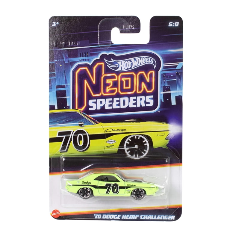 Hot Wheels Single Collectible Neon Speeders, Custom Collection, 1