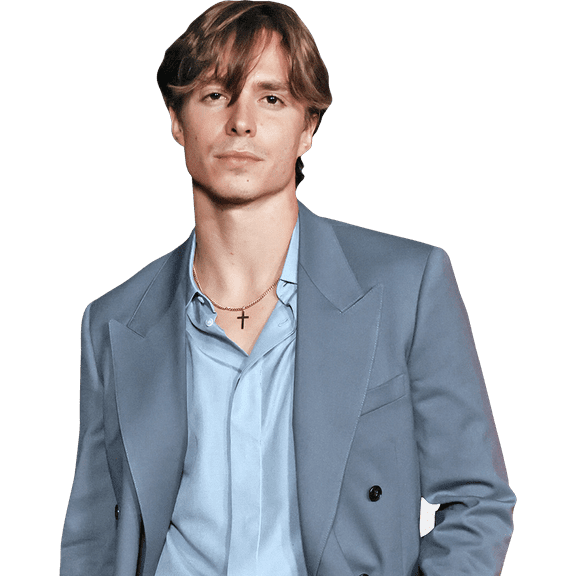 Nicholas Chavez (Grey Suit) Half Body Buddy Cutout