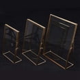 thumbnail image 4 of Cadre Photo Rectangulaire Ancien Simple en Verre Transparent Décoration - Or, 15,2 X 20,3 cm, 4 of 5