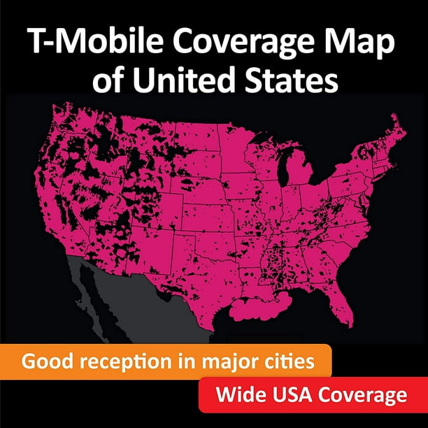 Carte sim USA, Mexique & Canada prépayée. Data illimitée en 4G LTE