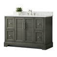 thumbnail image 6 of Vanity Art 48 x 22 x 34 in. Single Sink Bathroom Vanity with Quartz Top & Backsplash, Silver Gray, 6 of 10