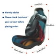 thumbnail image 3 of Wukai Surrealist Goat Full Set Car Seat Covers with Soft Padding Universal Auto Front Seats Protector and Cushion Mat, 3 of 5
