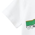 thumbnail image 6 of YDFCWXW Toddler Boys T-Shirt Short Sleeve Shirt Dinosaur Print Cotton Summer Tops Tees Shark Graphic 2-10T (White, 4-5 Years), 6 of 6