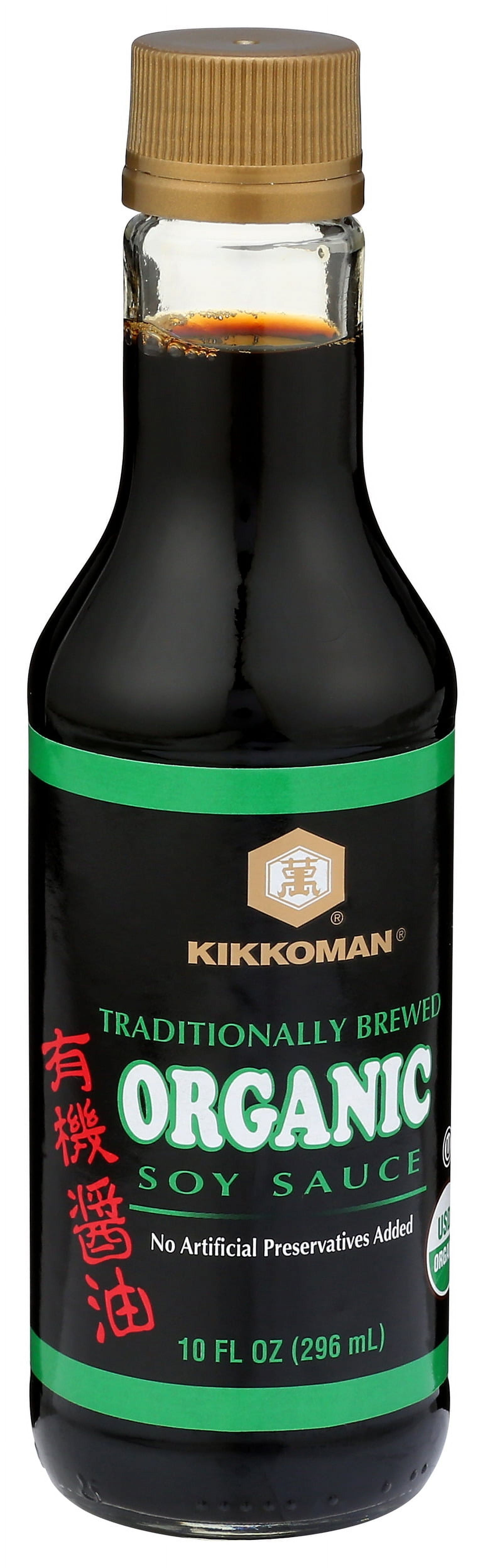 Pack of 6, Kikkoman Organic Soy Sauce, 10 fl oz