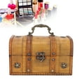 thumbnail image 4 of Wooden Storage Box, Retro Design Memory Box Long Lasting Decorative Attractive  For Storing Accessories For Room For Office, 4 of 8