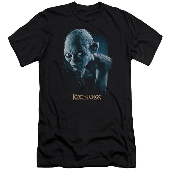 Lord of the Rings Sneaking Premium Canvas Adult Slim Fit 30/1 T-Shirt Black