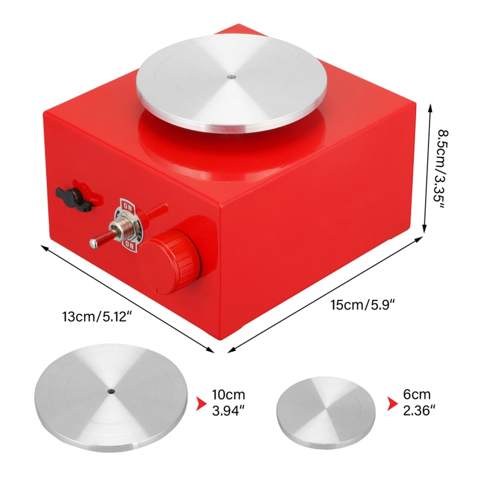 Mini turntable ceramic wheel, ceramic electric ceramic wheel tool with ceramic work in diy clay ,Wide Ranging Usage