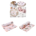 thumbnail image 1 of Manta Swaddle Infantil Macarena 2 Piezas Suaves Accesorios de Toalla Bebé Cumpleaños, 1 of 8