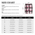 thumbnail image 5 of Yiaed Heart Plaid for Men's Soft Sleep Pajama Short Lounging Pajama Shorts-X-Large, 5 of 8