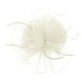 thumbnail image 3 of Bridal Headband With Organdy Feather Fascinator Hair Clip For Weddings And Sweatband Headband Pencil Headband for Women Headbands with Springs Women Headbands Yoga Sweat Bags Flip Headbands Hair Bands, 3 of 3