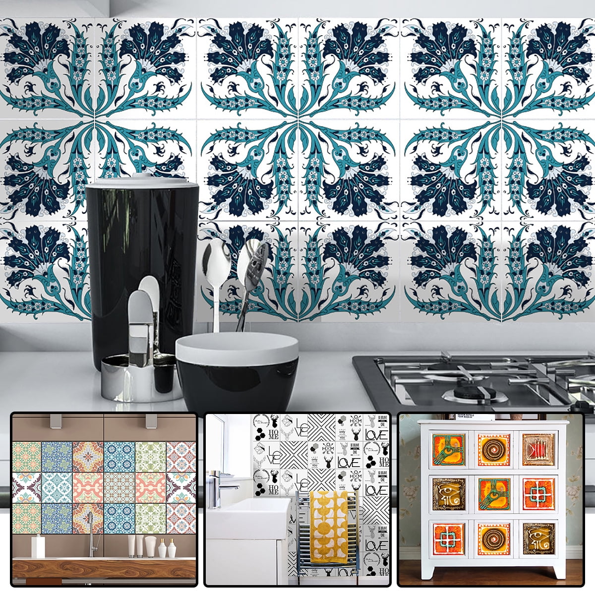 sticker kitchen set